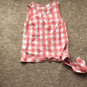 J crew factory gingham shirt